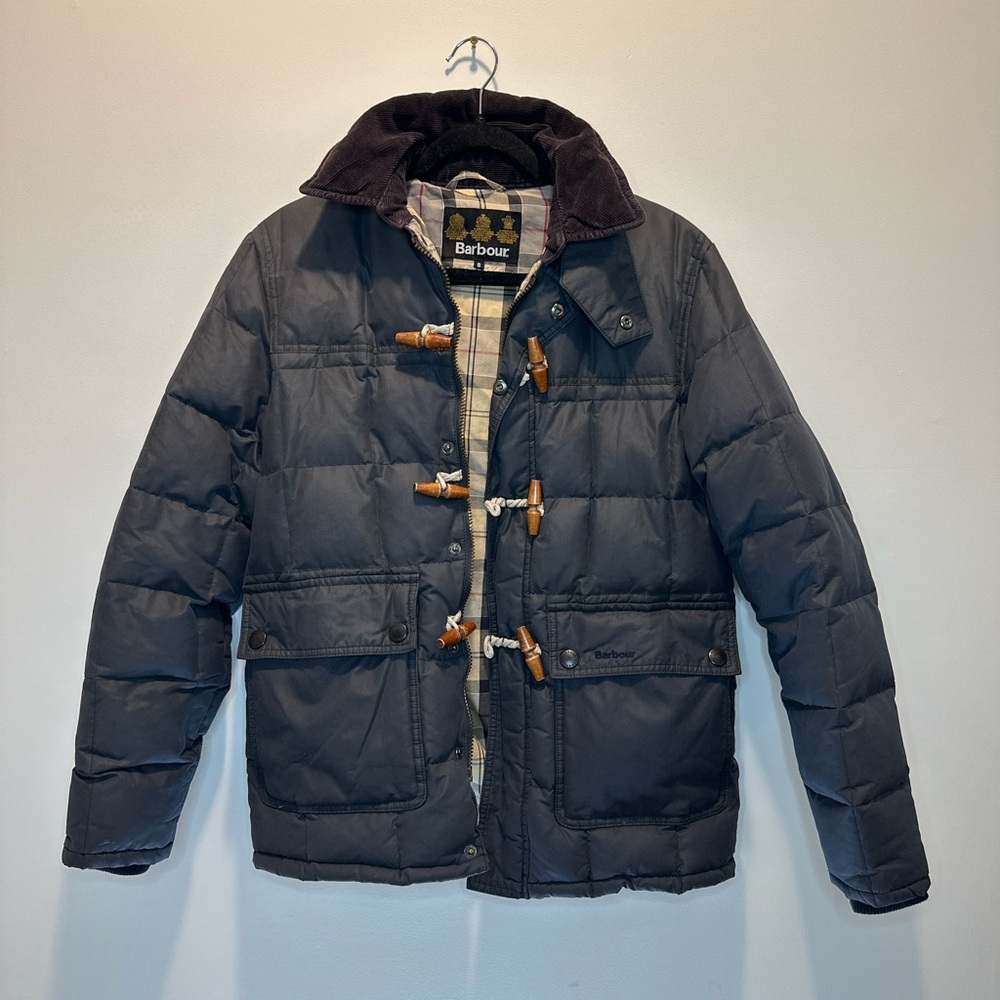Men’s Barbour Natural Down Quilted Jacket - S